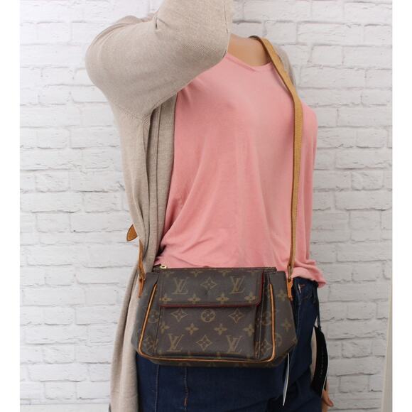 Louis Vuitton Viva Cite PM Small Crossbody & Shoulder Leather Red Purse A4573 - Picture 3 of 13